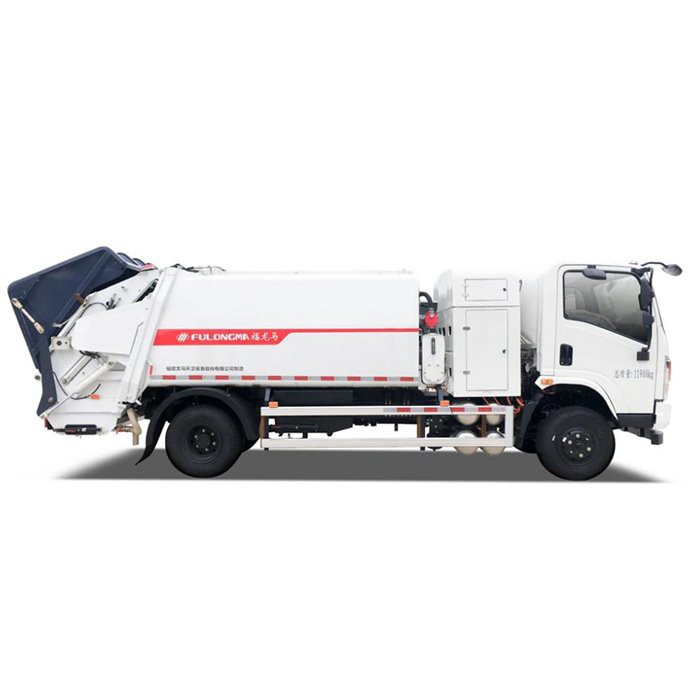 FULONGMA รถบดอัดขยะไฟฟ้า